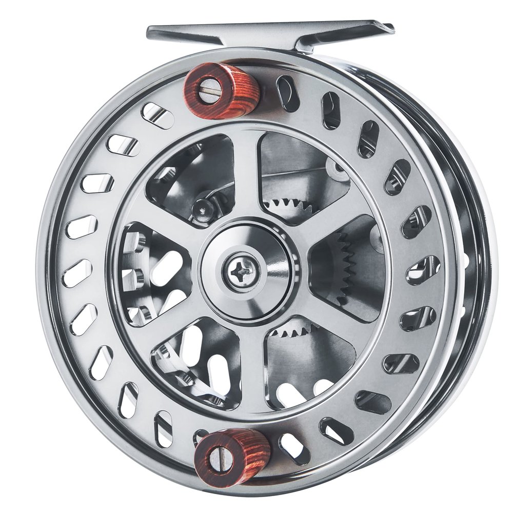 4" CNC Aluminum Center Pin Centrepin Floating Reel 103mm Steelhead Salmon Trotting Carp Coarse Fishing