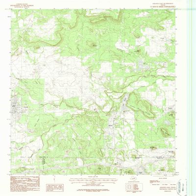 YellowMaps Strawn East TX topo map, 1:24000 Scale, 7.5 X 7.5 Minute, Historical, 1984, Updated 1984, 27 x 23 in - Tyvek