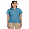 Harriton M570W Ladies Bahama Cord Shirt Cloud Blue XX-Large view 1