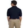 Harriton M265P Mens Easy Blend Polo with Pocket Navy Large view 2