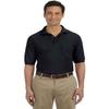 Harriton M265P Mens Easy Blend Polo with Pocket Navy Large view 3
