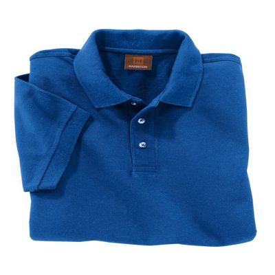 Harriton M200 Mens Ringspun Cotton Pique S-Sleeve Polo True Royal XX-Large