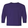 Fashion Gildan 5400B Youth 100% Cotton L Sleeve Tee Purple Medium view 1
