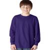 Fashion Gildan 5400B Youth 100% Cotton L Sleeve Tee Purple Medium view 2