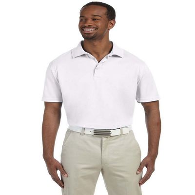 Harriton M315 Mens Polytech Polo White XXX-Large