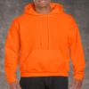 Fashion Gildan 12500 Hooded Sweatshirt Safety Orange Medium view 3