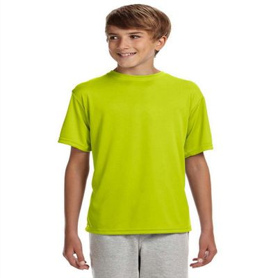 A4 NB3142 Youth Cooling Performance Tee Safety Yellow X-Large