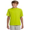 A4 NB3142 Youth Cooling Performance Tee Safety Yellow X-Large view 2