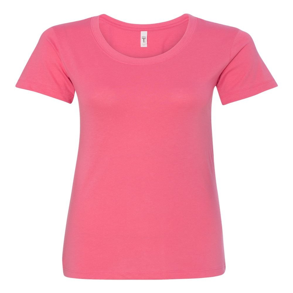 Next Level N1510 Ladies Ideal Crew Tee Hot Pink X-Large