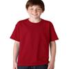 Fashion Gildan 5000B Youth 100% Cotton Tee Garnet Large view 1