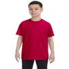Fashion Gildan 5000B Youth 100% Cotton Tee Garnet Large view 3