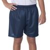 A4 NB5301 Youth Tricot-Lined 6 Mesh Shorts Navy Large view 1