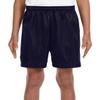 A4 NB5301 Youth Tricot-Lined 6 Mesh Shorts Navy Large view 3