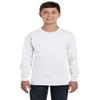 Fashion Gildan 5400B Youth 100% Cotton L Sleeve Tee White Small view 3