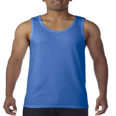Fashion Gildan 5200 Heavy Adult Tank Top Royal X-Small