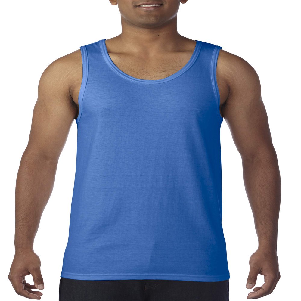 Fashion Gildan 5200 Heavy Adult Tank Top Royal X-Small