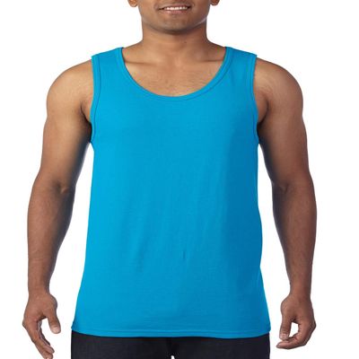 Fashion Gildan 5200 Heavy Adult Tank Top Sapphire X-Large