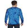 Tie-Dyed Tie-Dye CD2000 100% Cotton L-Sleeve T-Shirt Spider Royal Medium view 4