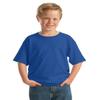 Fashion Gildan 5000B Youth 100% Cotton Tee Neon Blue X-Small view 1