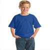 Fashion Gildan 5000B Youth 100% Cotton Tee Neon Blue X-Small view 3