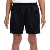A4 NB5301 Youth Tricot-Lined 6 Mesh Shorts Royal Large view 2