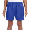 A4 NB5301 Youth Tricot-Lined 6 Mesh Shorts Royal Large view 3