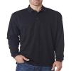 UltraClub 8210LS Mesh Pique Polo Navy Small view 2