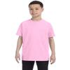 Fashion Gildan 5000B Youth 100% Cotton Tee Light Pink Small view 3