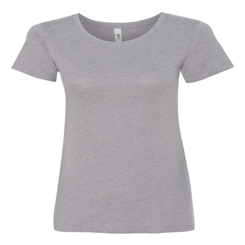 Next Level N1510 Ladies Ideal Crew Tee Heather Gray X-Large