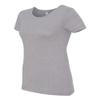 Next Level N1510 Ladies Ideal Crew Tee Heather Gray X-Large view 2