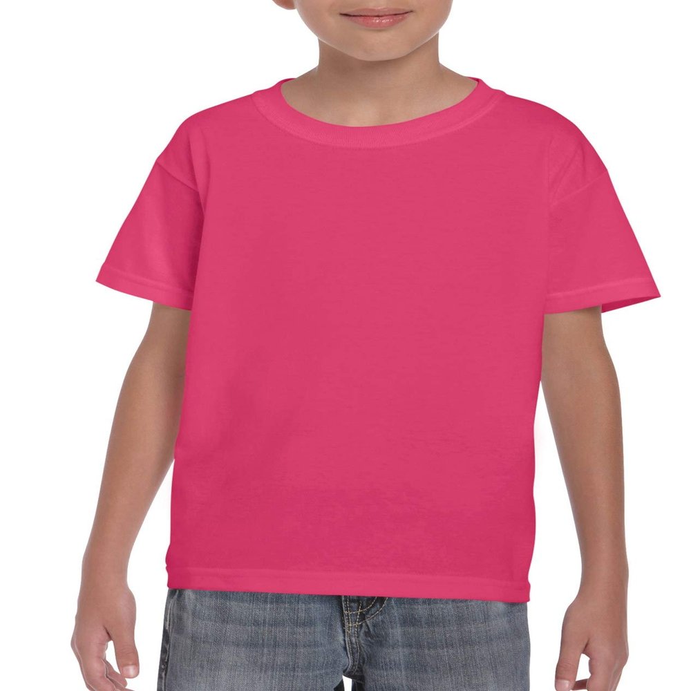 Fashion Gildan 8000B Youth Tee Heliconia Small