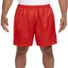 A4 N5293 Adult Tricot-Lined 7 Mesh Short Scarlet Red X-Small view 1