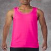 Fashion Gildan 5200 Heavy Adult Tank Top Safety Pink Medium view 3