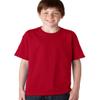 Fashion Gildan 5000B Youth 100% Cotton Tee Cardinal Medium view 1