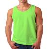 Fashion Gildan 5200 Heavy Adult Tank Top Neon Green X-Large view 1