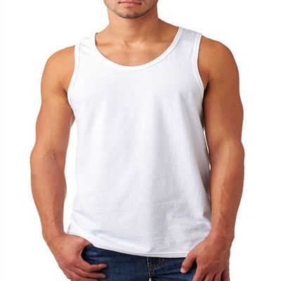 Fashion Gildan 5200 Heavy Adult Tank Top White Small