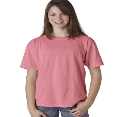 Chouinard 9018 Youth Garment-Dyed Ring-Spun Cotton Tee Crunchberry Small