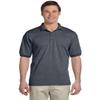 Fashion Gildan G8800 Jersey Polo Dark Heather 4X-Large view 3