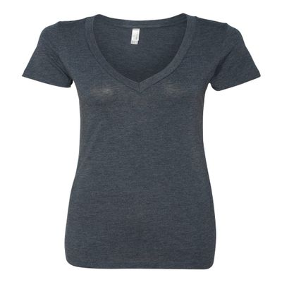 Next Level 6740 Triblend Deep-V Tee Vintage Navy XX-Large