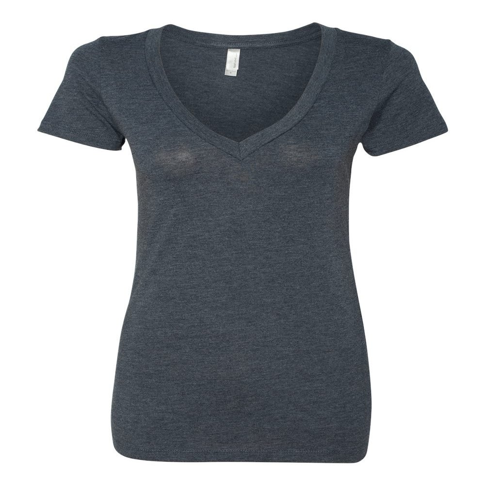 Next Level 6740 Triblend Deep-V Tee Vintage Navy XX-Large