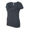 Next Level 6740 Triblend Deep-V Tee Vintage Navy XX-Large view 3
