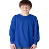 Fashion Gildan 5400B Youth 100% Cotton L Sleeve Tee Royal X-Large view 2