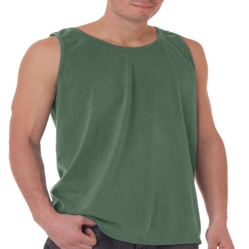Comfort Colors Chouinard 9360 Adult Garment-Dyed Tank Top Light Green Medium