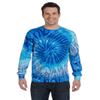 Tie-Dyed Tie-Dye CD2000 100% Cotton L-Sleeve T-Shirt Blue Jerry Small view 2