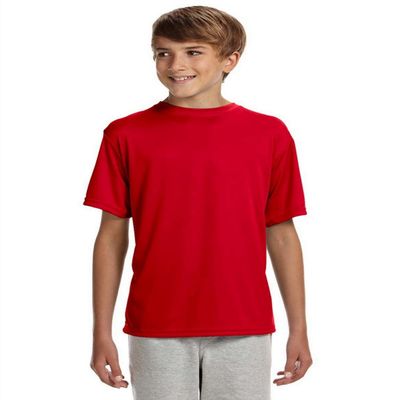 A4 NB3142 Youth Cooling Performance Tee Scarlet Red Medium