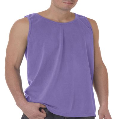 Chouinard 9360 Adult Garment-Dyed Tank Top Violet XX-Large