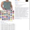 Chouinard 9360 Adult Garment-Dyed Tank Top Violet XX-Large view 2