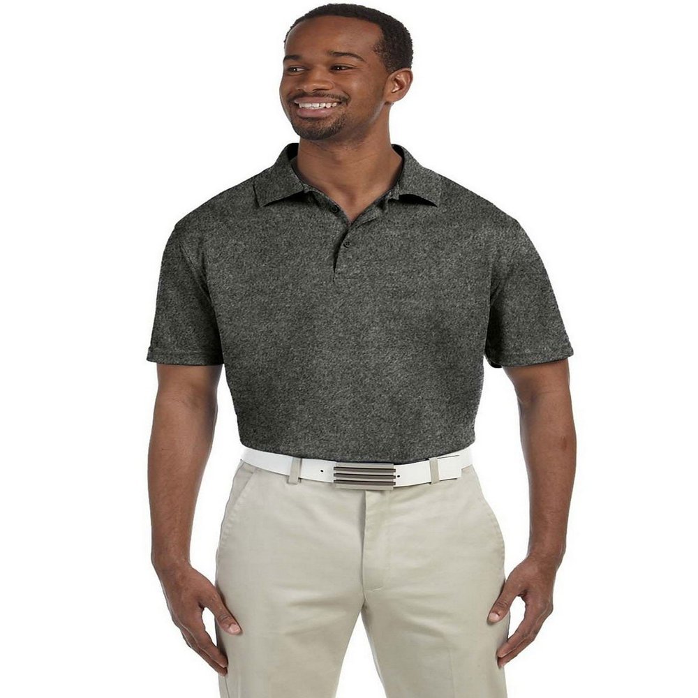Harriton M315 Mens Polytech Polo Charcoal XX-Large