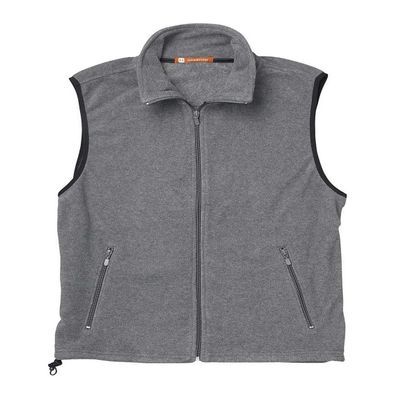 Harriton M985 Fleece Vest Charcoal Small