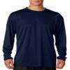 A4 N3165 Adult Cooling Performance Long Sleeve Tee Navy X-Large view 1